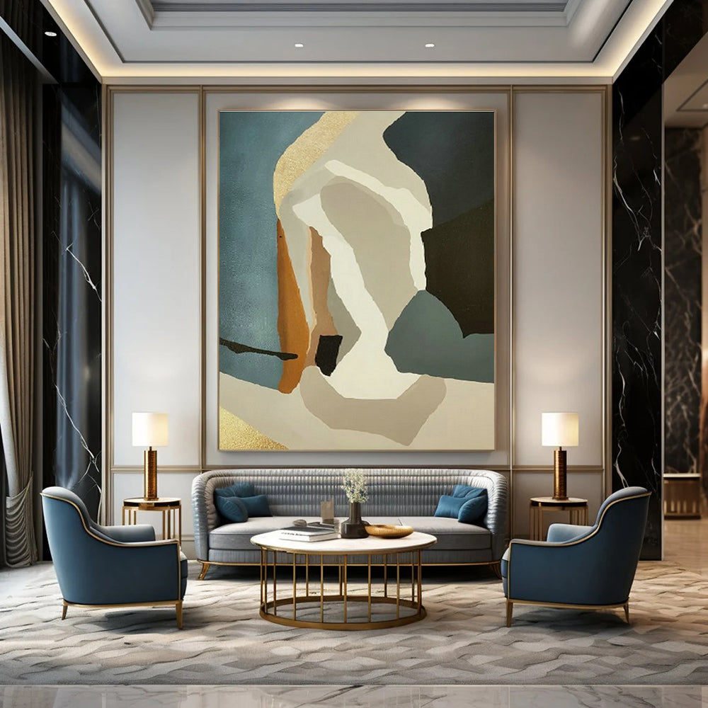 Colorful Geometric Abstract Art for Living Room & Office DLZ0433
