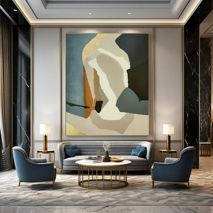 Colorful Geometric Abstract Art for Living Room & Office DLZ0433