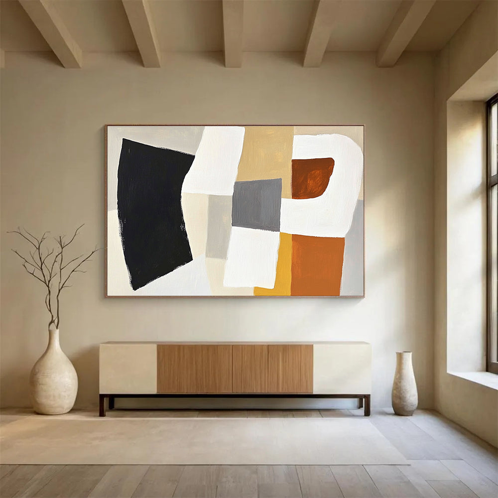 Minimalist Geometric Blocks: Architectural Elegance for Firms & Scandinavian Homes SC513