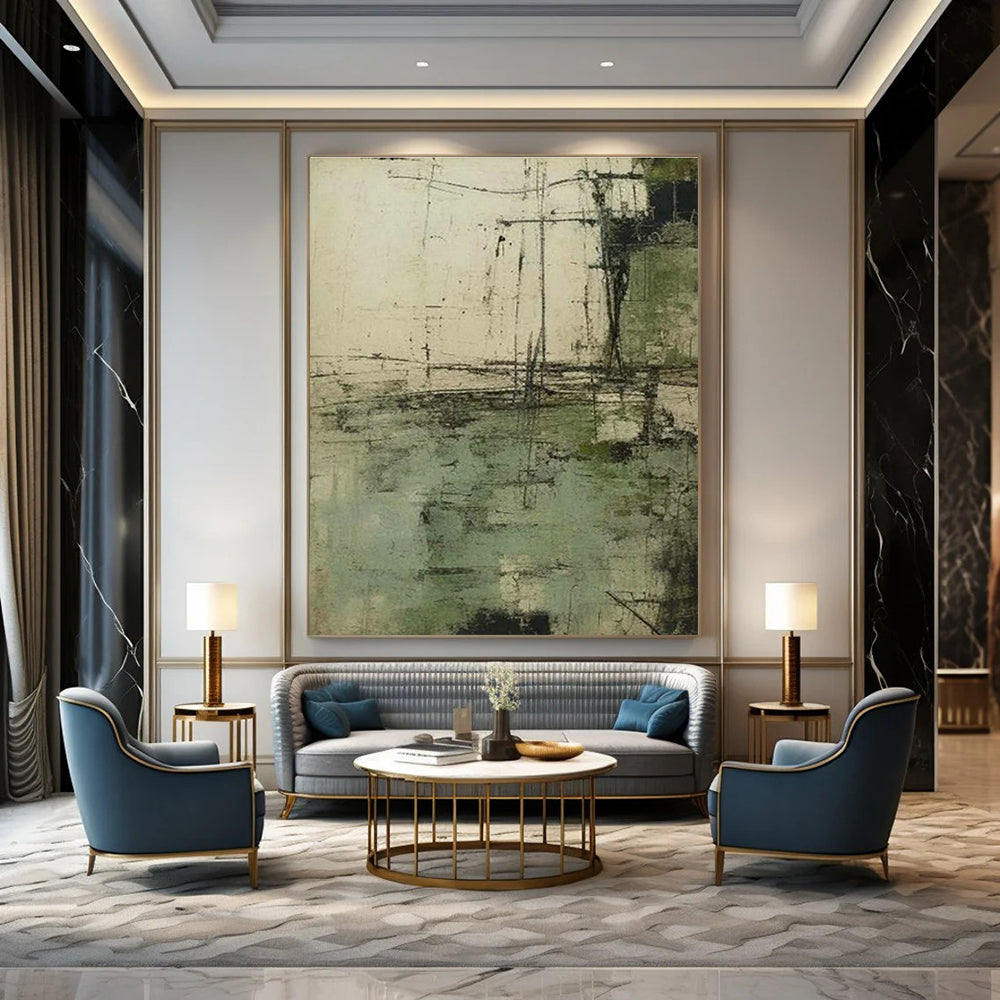 Line - Landscape Abstract Art for Bohemian Home Studios DLZ0253