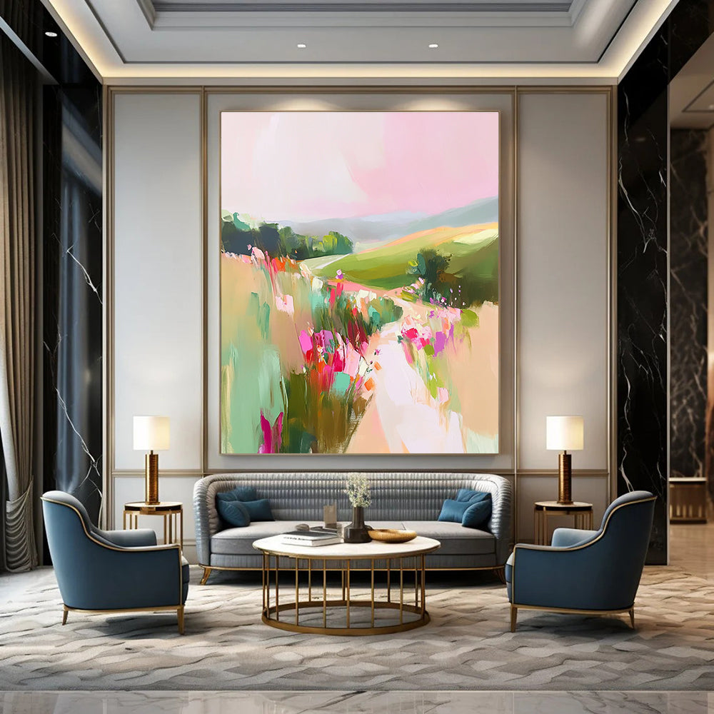 Abstract Landscape Path for Bohemian Garden Party & Nature - Lover’s Home Office STSC1202