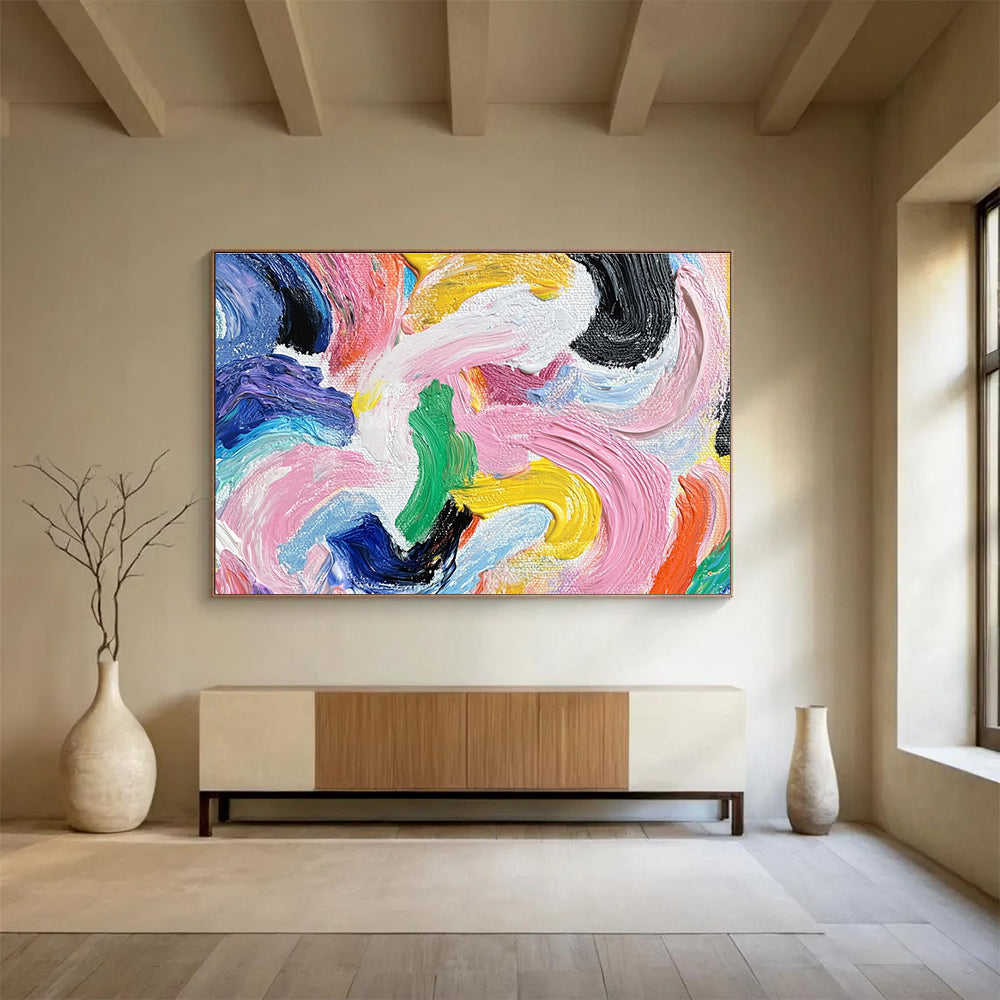 Colorful Swirls Art for Playful Children’s Room & Art - Inspired Retail Store SC436