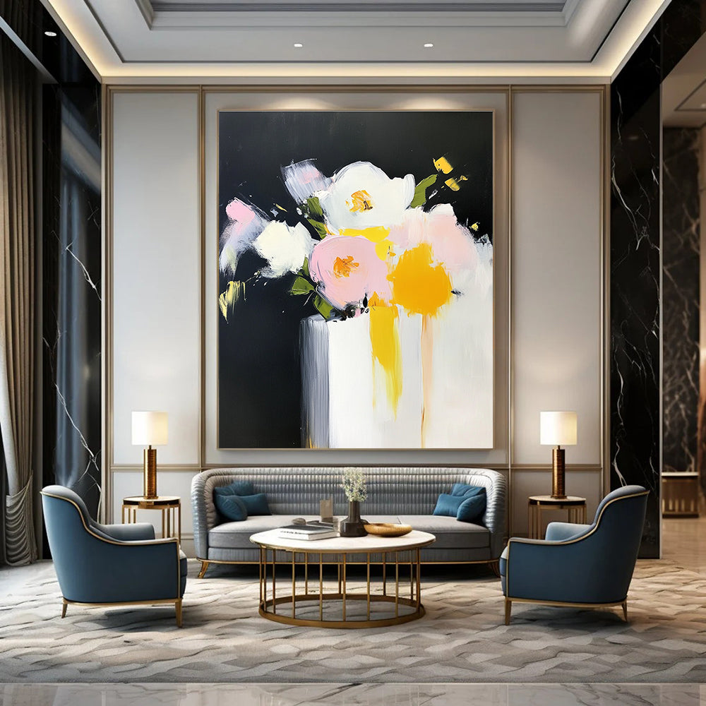 Minimalist Flower Vase for Modern Office Waiting Area & Contemporary Bedroom STSC183