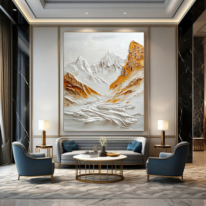 3D Mountain Relief Art for Adventure - Themed Home & Outdoor Club DLZ0737