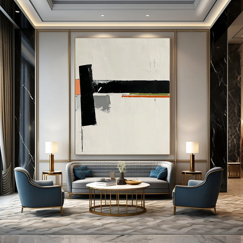 Color - Block Abstract Composition for Eclectic Home & Creative Community Space STSC569