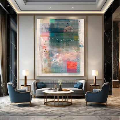 Colorful Abstract Art for Creative Agency Conference Rooms DLZ0156