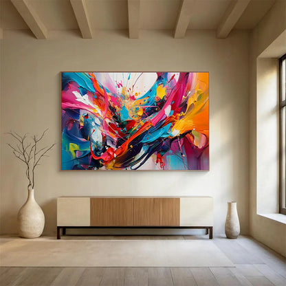Splash - Style Color Explosion Abstract Art for Trendy Creative Studios DLZ3074