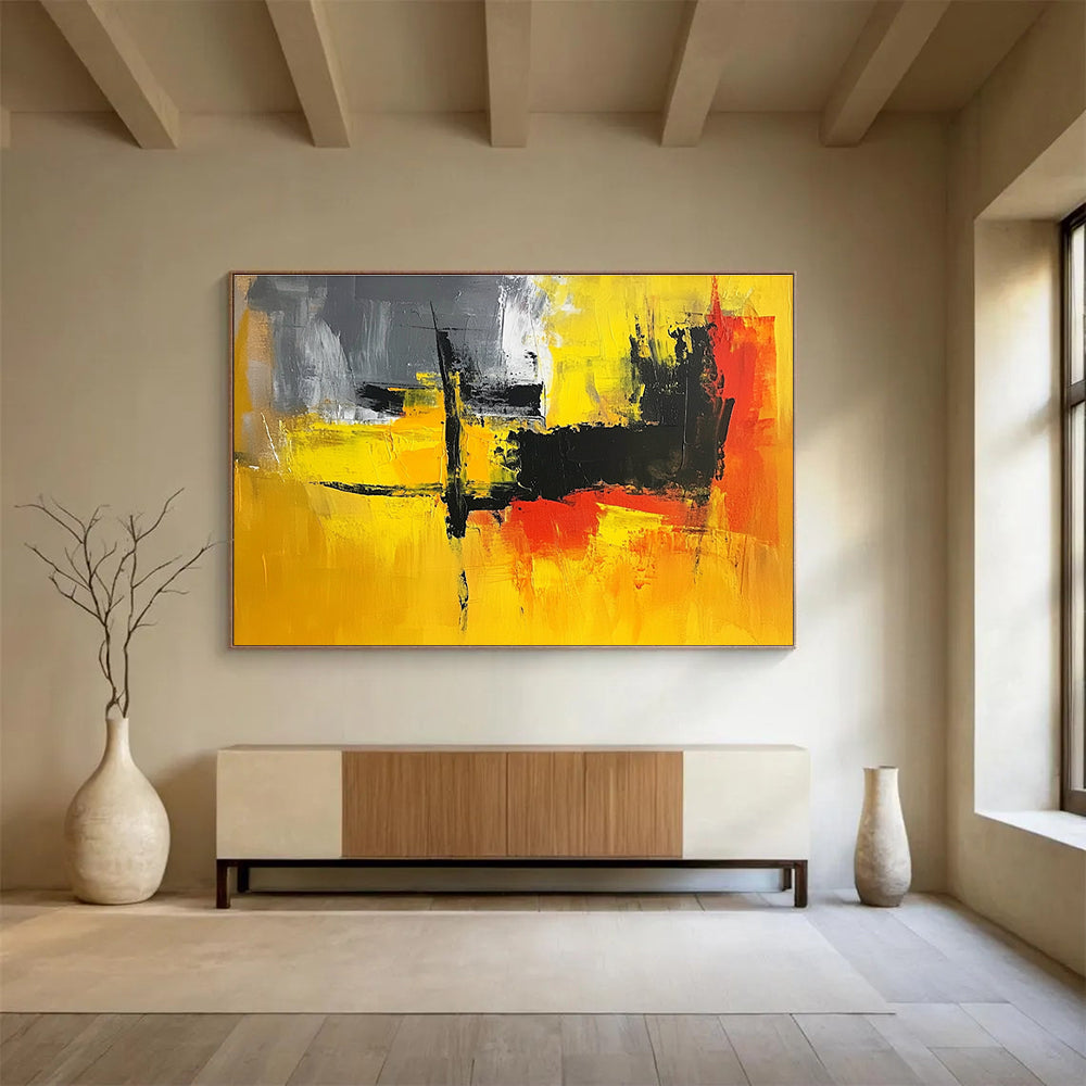 Bold Color Abstract Expression Art for Trendy Bar & Art - Lovers' Lounge SC393