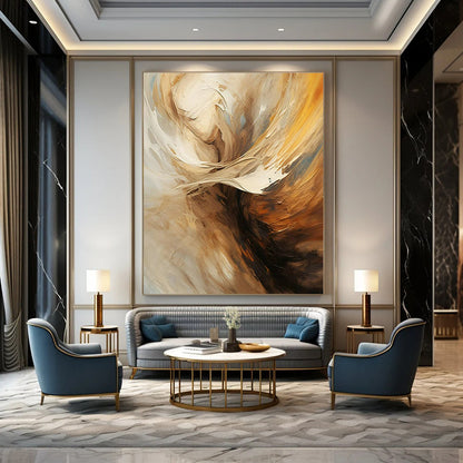 Abstract Figure Art for Art Gallery Exhibition & Bohemian Home Bedroom DLZ1701