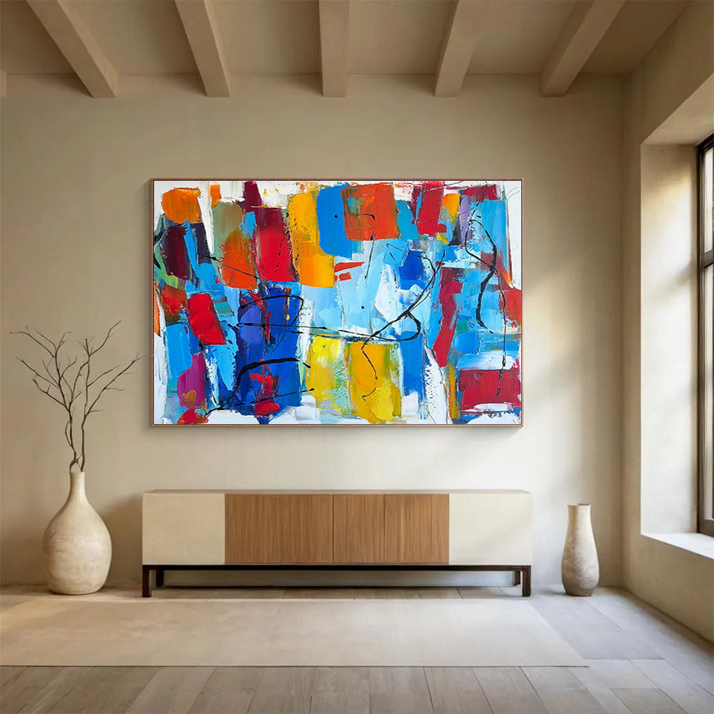 Colorful Block Abstract for Creative Coworking Space DLZ2989