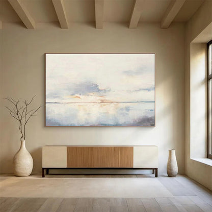 Light - Color Lake - View Abstract Art for Serene Bedroom Nook DLZ2799