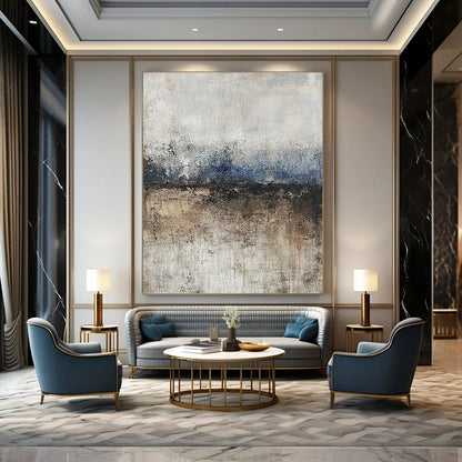 Textured Coastal Abstract Art for Beachfront Café & Art - Loving Home Library STSC125