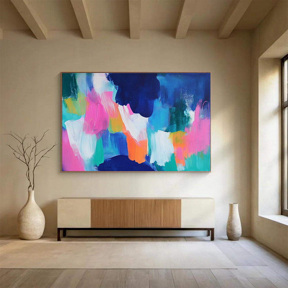 Lively Abstract Art for Creative Studio & Modern Café SC562