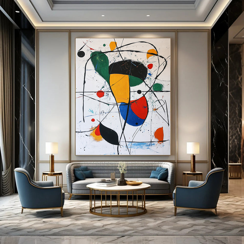Colorful Abstract Shapes for Playful Children’s Room & Modern Art Gallery Café STSC377