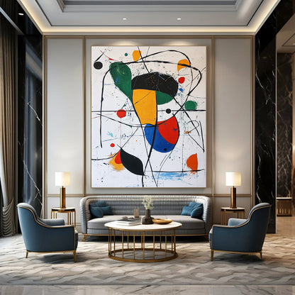 Colorful Abstract Shapes for Playful Children’s Room & Modern Art Gallery Café STSC377