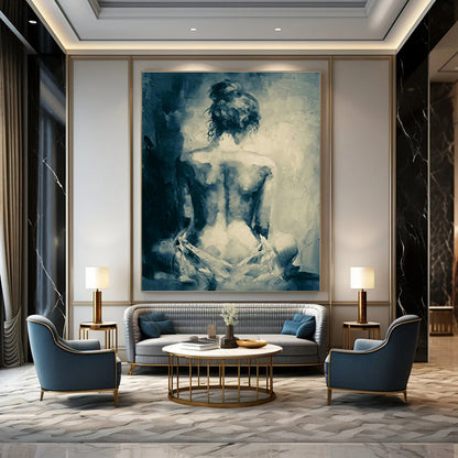 Gargantuan Custom - Formulated Abstract Canvas for Living Room & Office DLZ0110