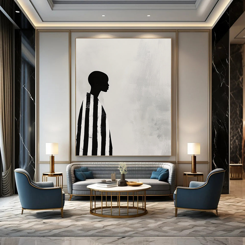 Silhouette with Stripes for Fashion Boutique & Urban Loft STSC1079