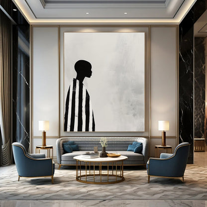 Silhouette with Stripes for Fashion Boutique & Urban Loft STSC1079