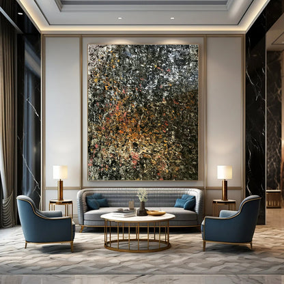 Colorful Textured Abstract Art for Bohemian - Inspired Home & Vibrant Art Café DLZ0758