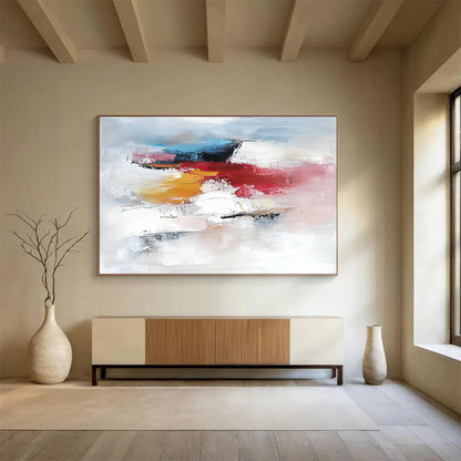 Soft Color Abstract Art for Feminine Boudoir & Calming Wellness Center SC157