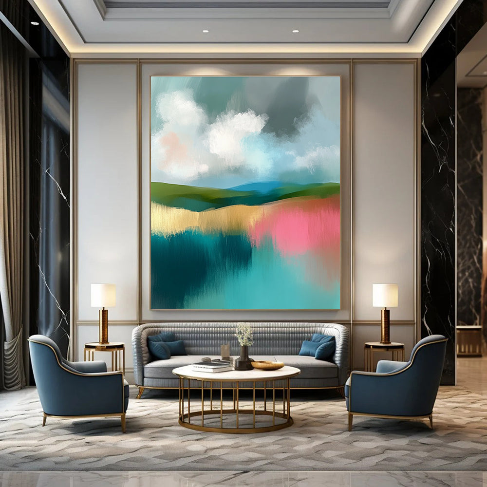Pastel Landscape for Boutique Hotel & Café STSC107