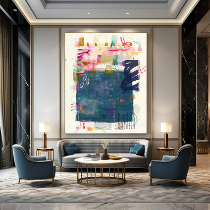 Colorful Collage Art for Creative Agency Meeting Rooms DLZ0096