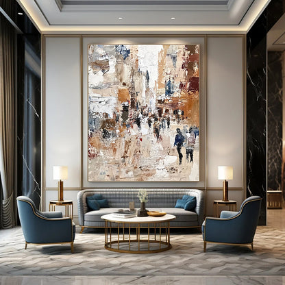 Abstract City Street for Urban - Themed Loft & Artistic Retail Space STSC597