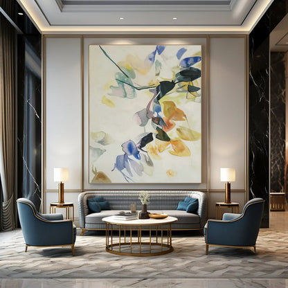 Colorful Ink - Wash Floral Art for Light - Filled Conservatory & Bohemian - Chic Bedroom DLZ0750