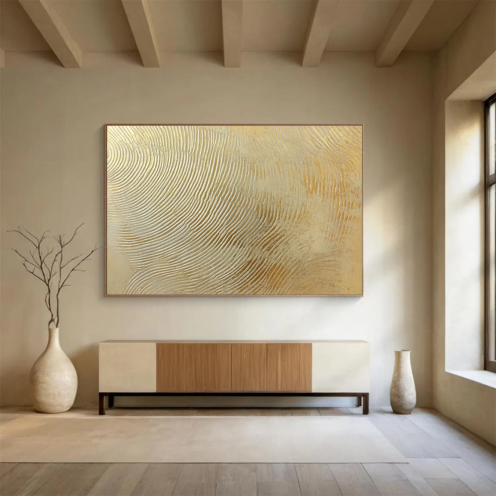 Opulent Gold Art for Luxury Boutique & High - End Restaurant SC559