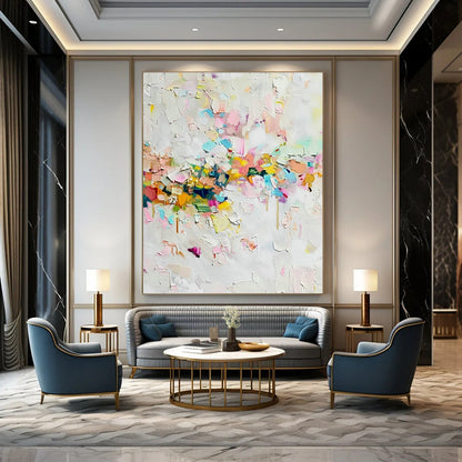 Colorful Fragment Abstract Art for Bohemian Café & Creative Studio DLZ1920