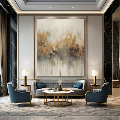 Abstract Floral Art for Garden - Themed Boutique & Relaxing Home Conservatory DLZ1706