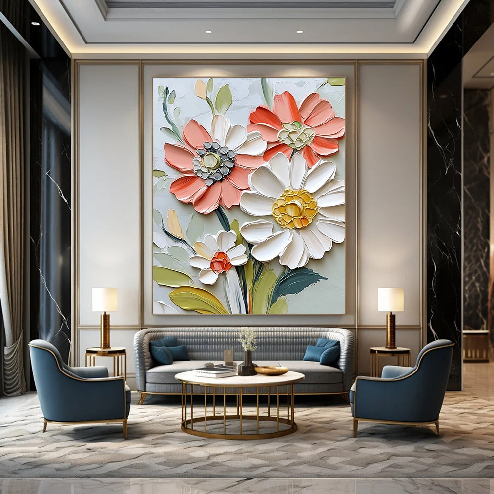 Textured Floral Bouquet for Feminine Bedroom & Floral Design Studio STSC1126