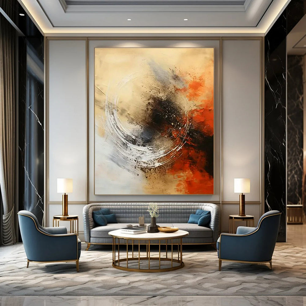 Abstract Color Interweave Art for Modern Living Room & Creative Office Lounge DLZ1710