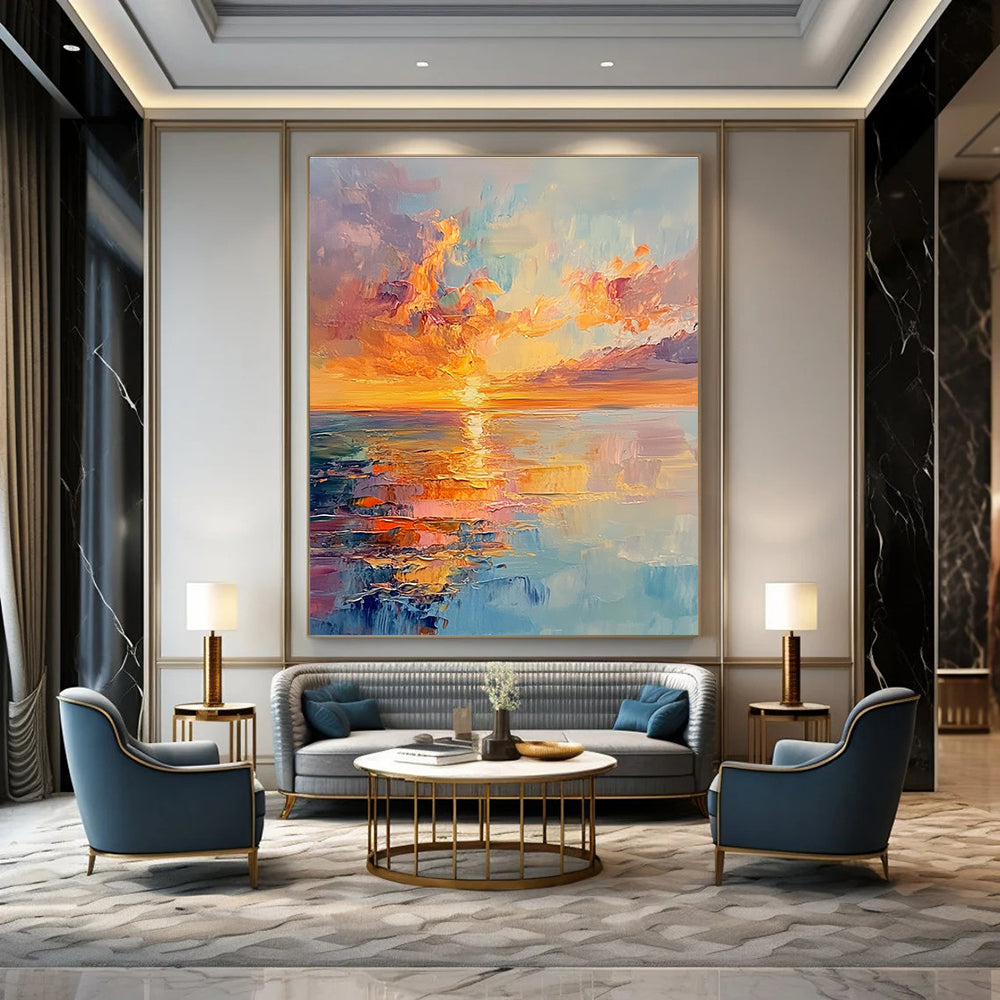Sea Sunset 1 for Beachfront Hotel Lobby & Coastal Home Office STSC893