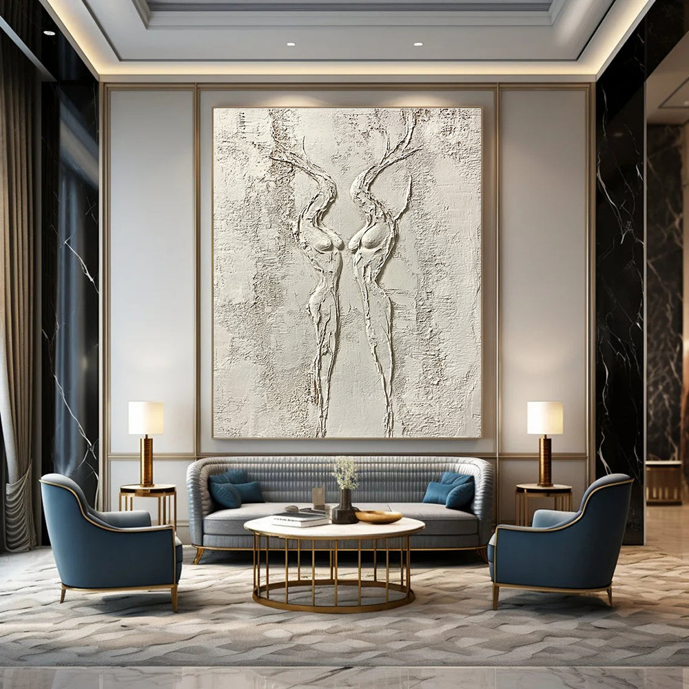 Textured Female Forms for Feminine Art Gallery & Modern Spa STSC978