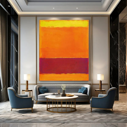 Warm Color - Block Art for Living Room & Boutique Hotel DLZ2307