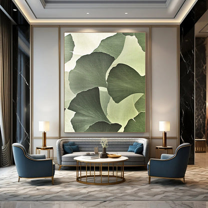 Ginkgo Leaf Pattern for Asian - Inspired Tea House & Botanical Art Studio STSC942