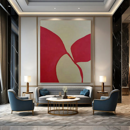 Red - Gold - White Geometric Art for Bohemian - Chic Home & Art Deco Gallery DLZ1895