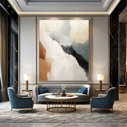 Colorful Abstract Color Block Art for Living Room & Office DLZ0438