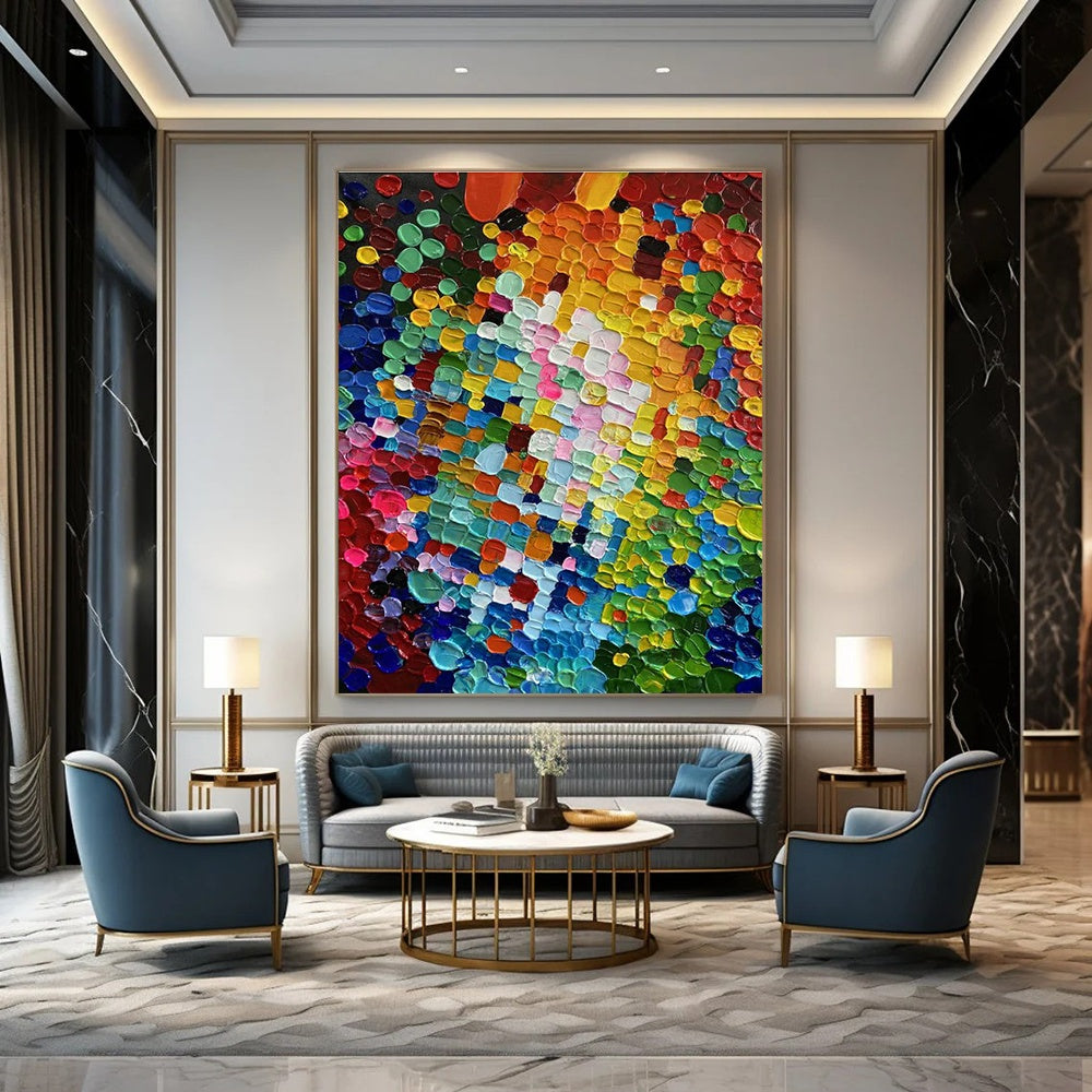 Vibrant Dot - Mosaic Art for Café & Playroom DLZ2292
