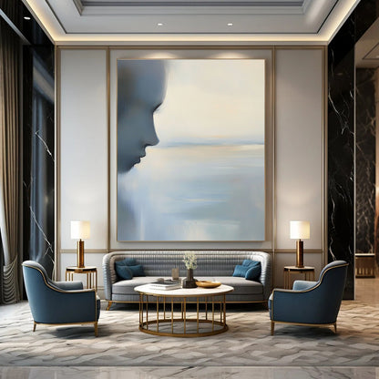 Profile by the Sea for Minimalist Bedroom & Art - Loving Library STSC883