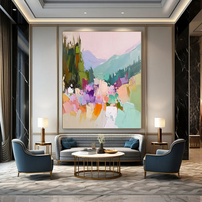 Colorful Mountain Village for Nursery & Creative Studio STSC104