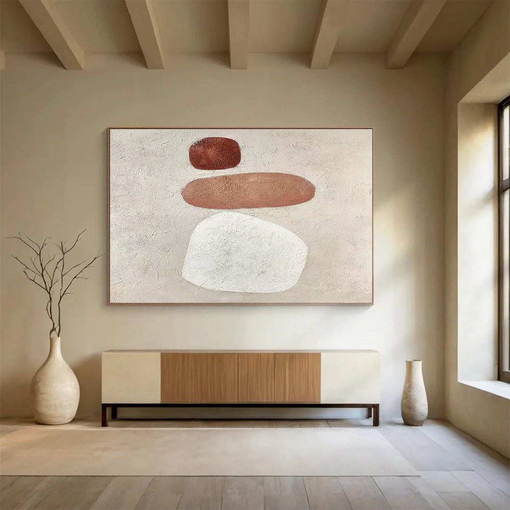 Minimalist Color - Block Abstract Art for Scandinavian Office DLZ2978