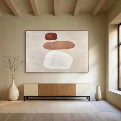 Minimalist Color - Block Abstract Art for Scandinavian Office DLZ2978
