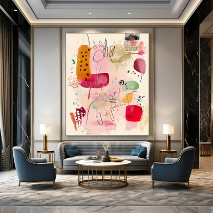 Colorful Abstract Shapes for Bohemian Café & Playful Kids’ Area STSC1193