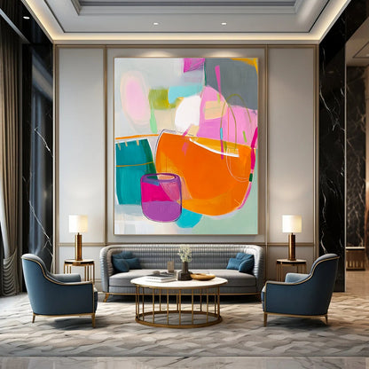 Abstract Still Life with Vessels for Modern Dining Room & Ceramic Gallery STSC788