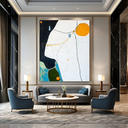 Minimalist Abstract Shapes for Modern Office & Contemporary Art Space STSC296