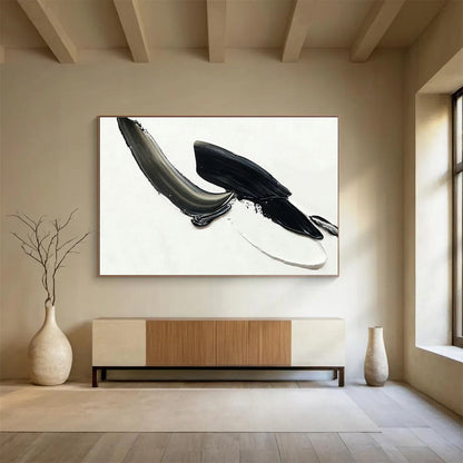 Black - Gray Relief Art for Contemporary Art Gallery Monochrome Displays DLZ3294