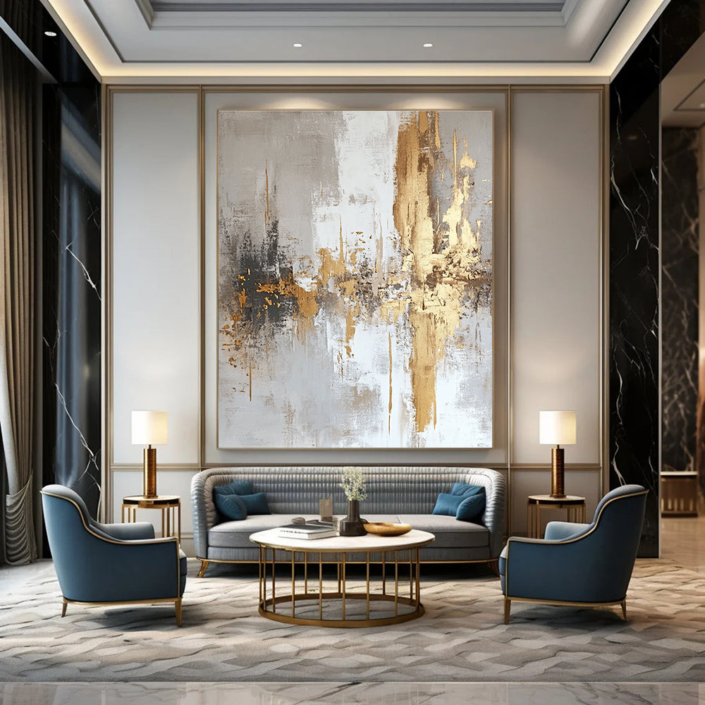 Gold - Accent Abstract for Opulent Dining Room & Luxury Hotel Lobby STSC508