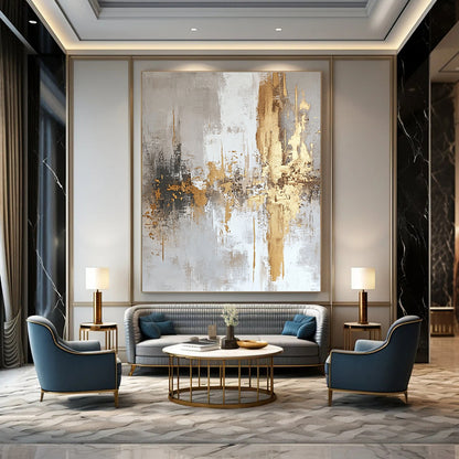 Gold - Accent Abstract for Opulent Dining Room & Luxury Hotel Lobby STSC508
